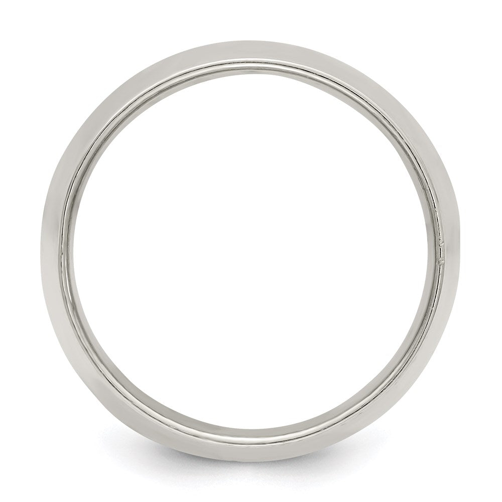 Sterling Silver 12mm Half Round Size 5 Band