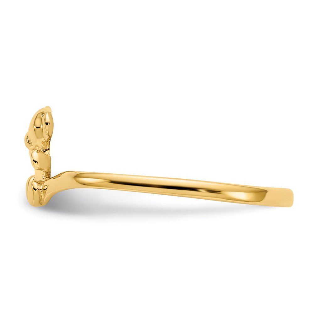 14k Polished Teddy Bear Ring