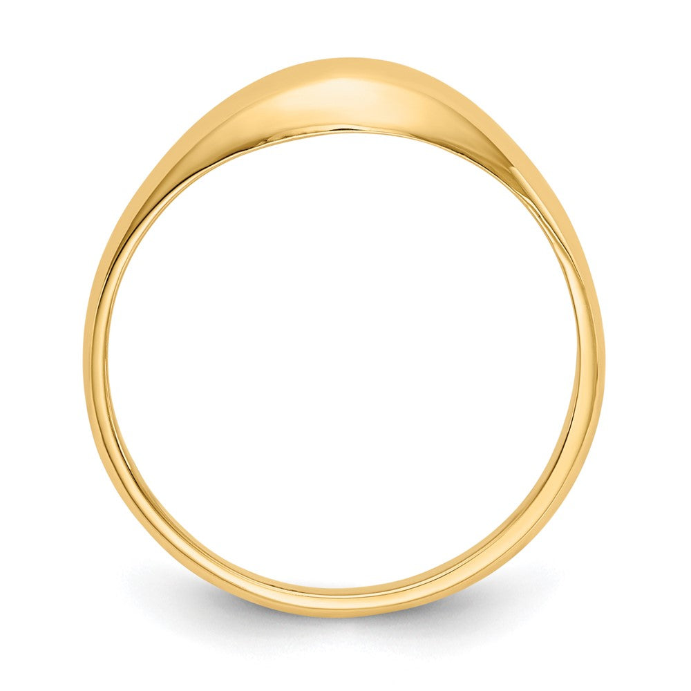 14k Polished Dome Ring