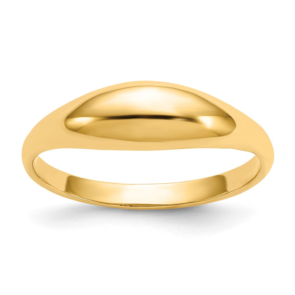 14k Polished Dome Ring