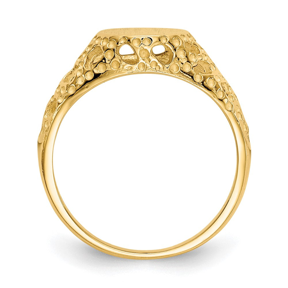 14k Fancy Signet Ring