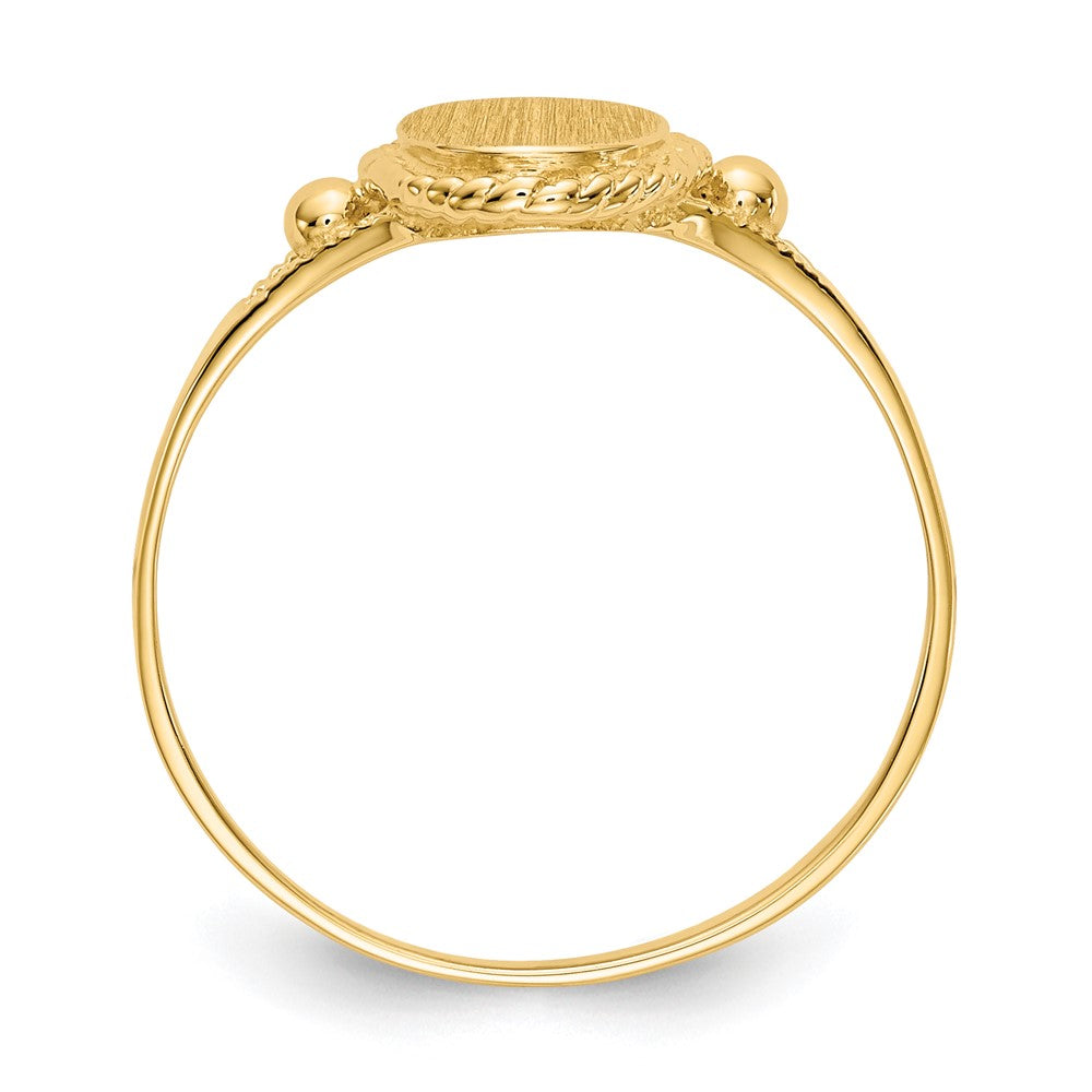 10k Fancy Signet Ring