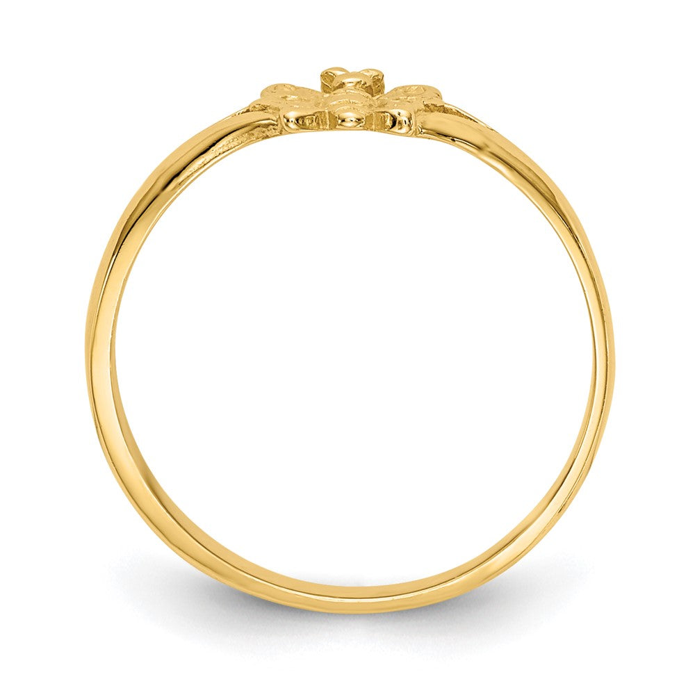 14K Butterfly Ring