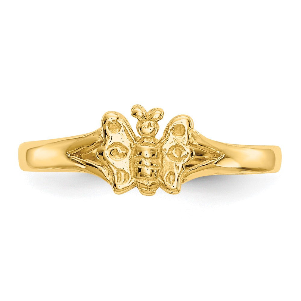 14K Butterfly Ring