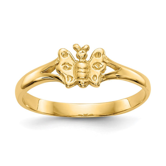 14K Butterfly Ring