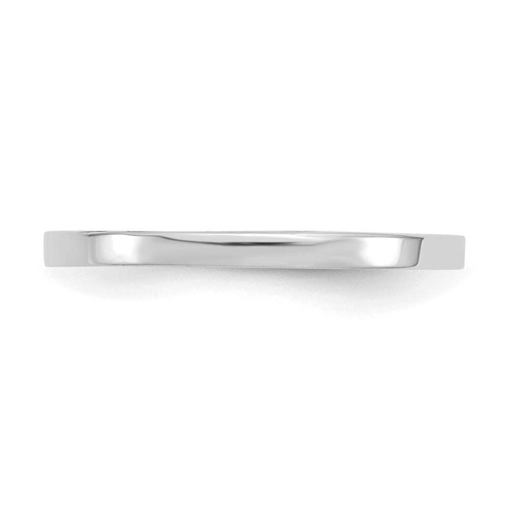 14k White Gold Polished Ring