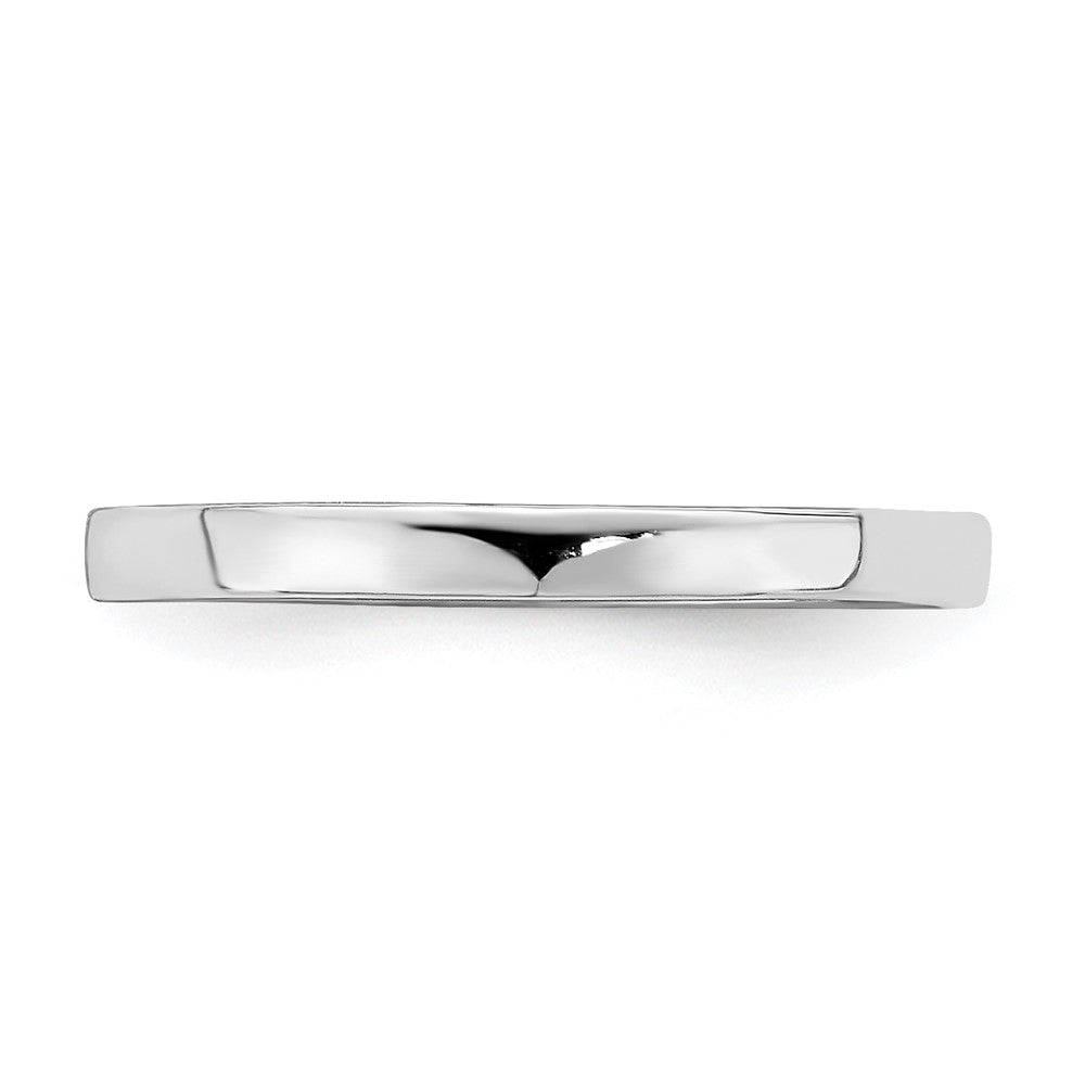 14k White Gold Bamboo Band Ring