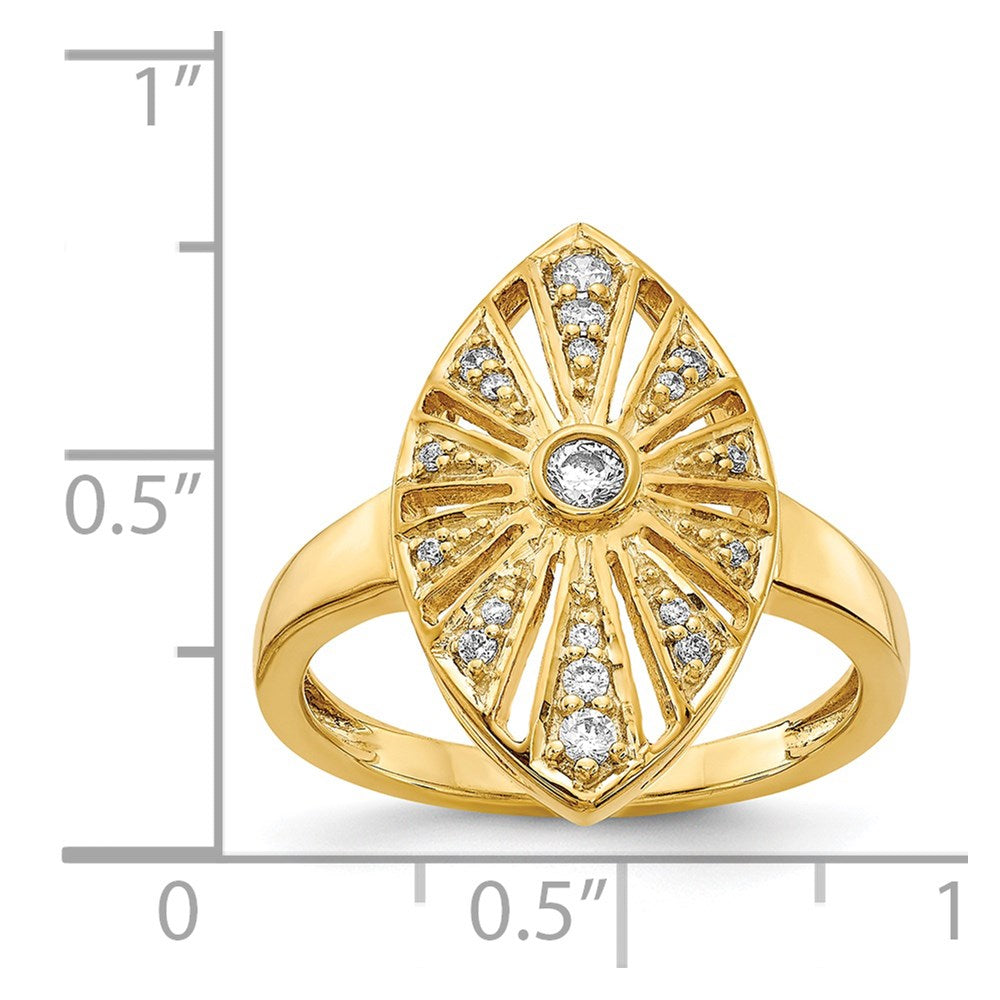 14k Diamond Vintage Ring