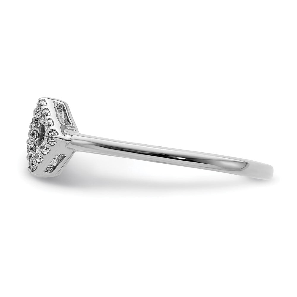 14k White Gold Diamond Ring