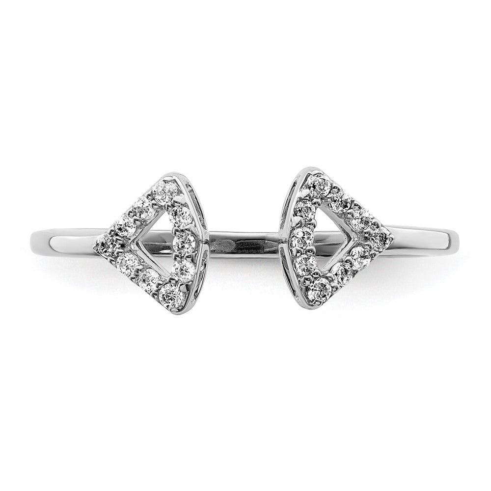 14k White Gold Diamond Ring