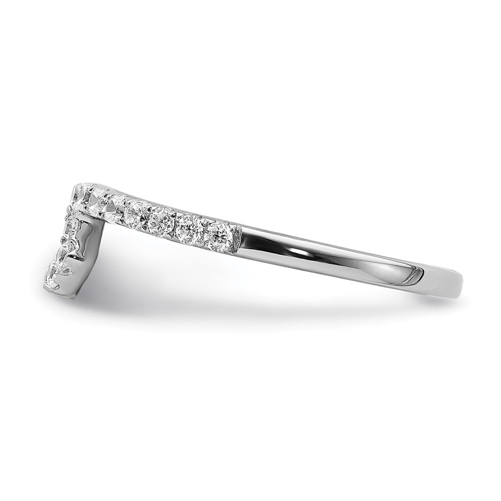 14k White Gold Diamond Ring