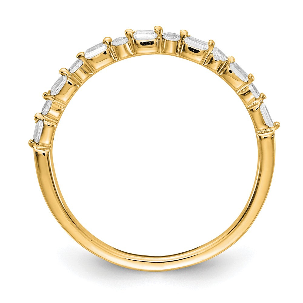 14k Yellow Gold Fancy Diamond Band