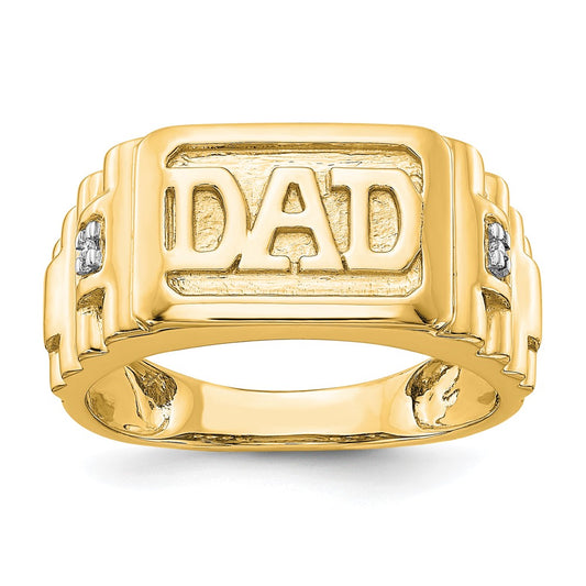 14k AA Diamond men's ring