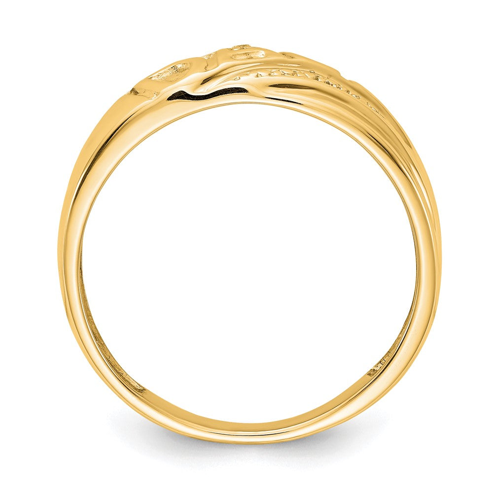 14k AA Diamond men's ring