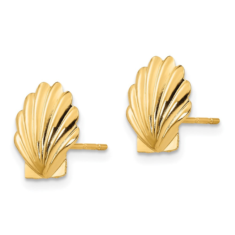 14k Yellow Gold Madi K Shell Post Earrings