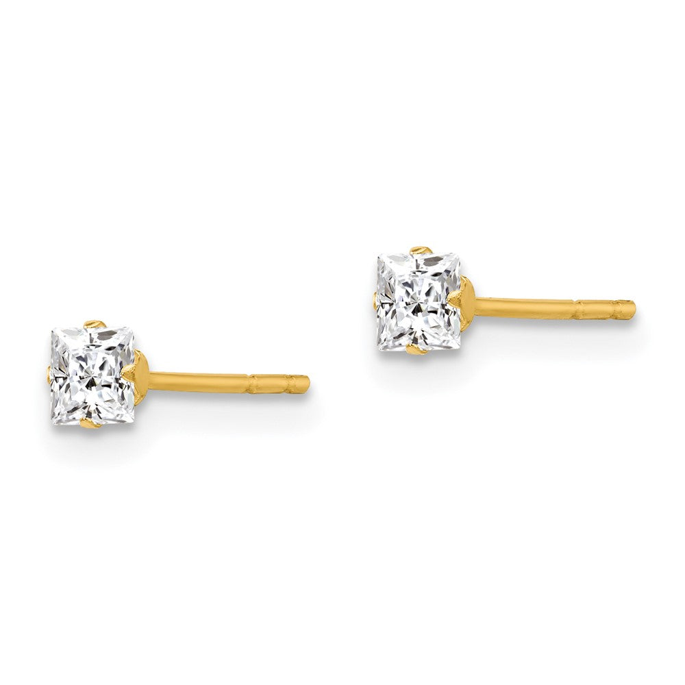 14k Madi K CZ Post Earrings