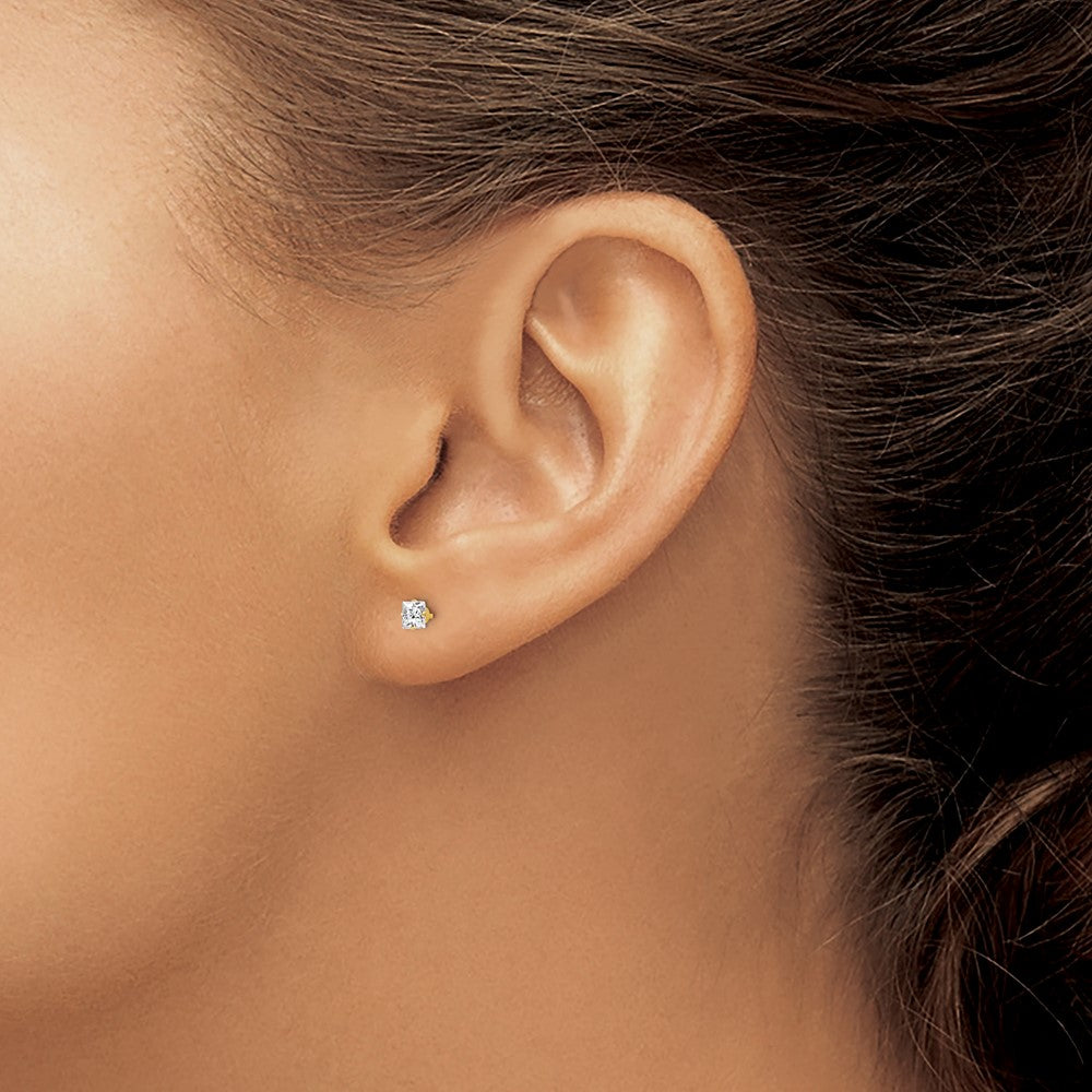 14k Madi K CZ Post Earrings