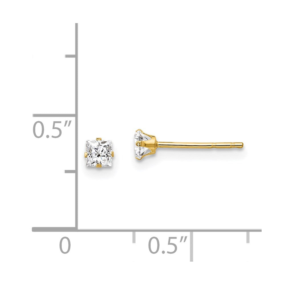 14k Madi K CZ Post Earrings