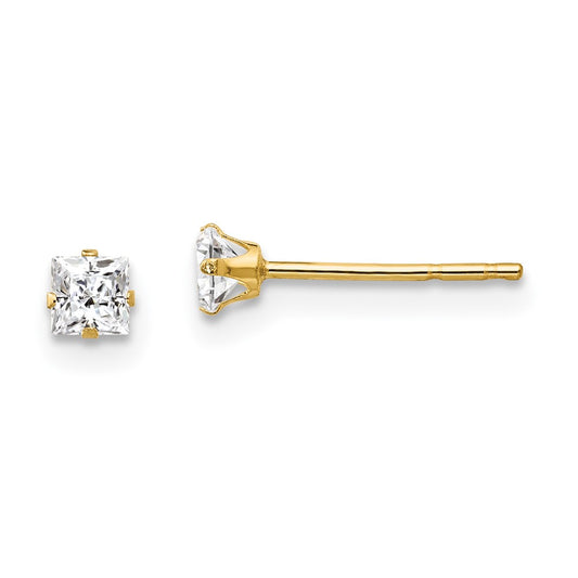14k Madi K CZ Post Earrings