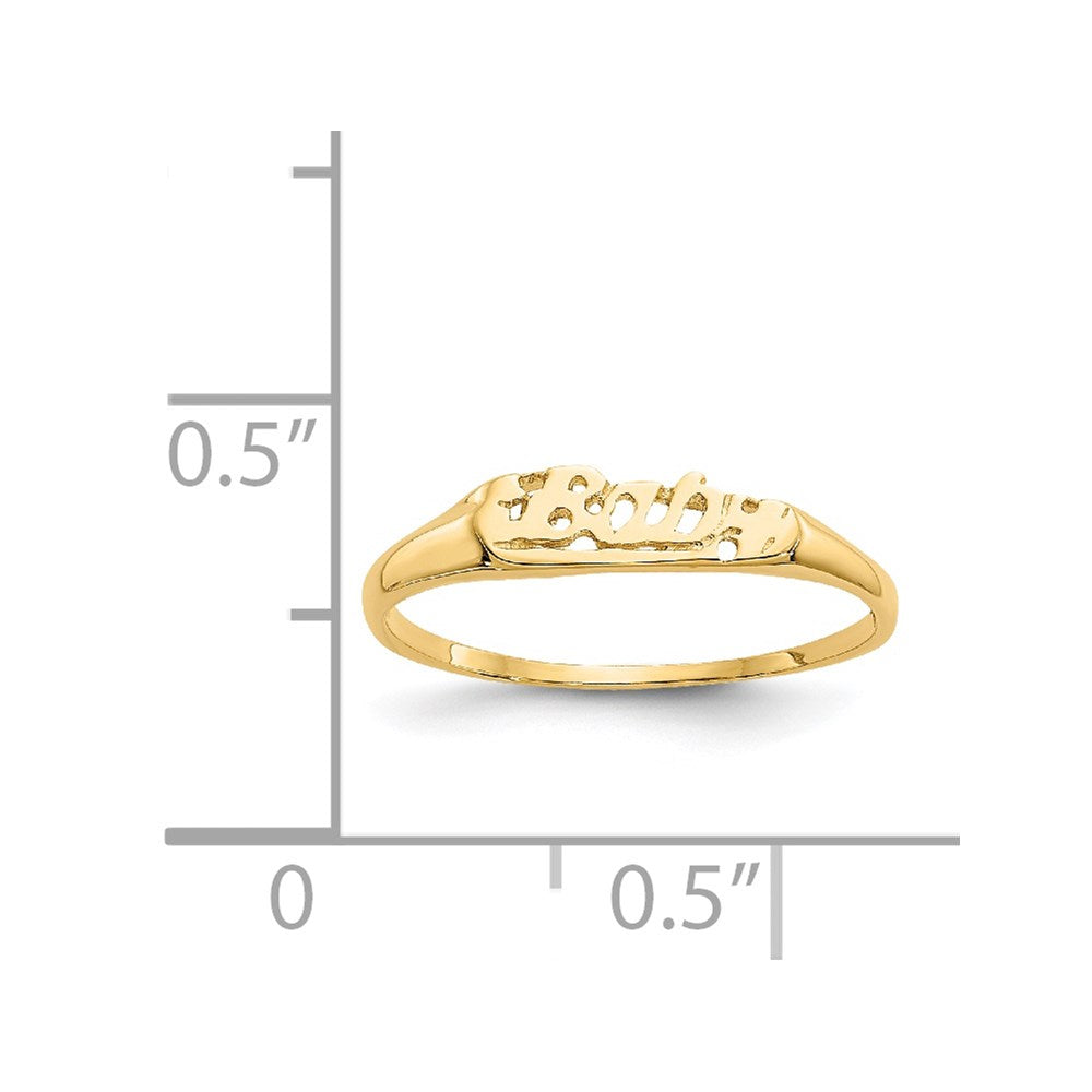 14k Yellow Gold Madi K Baby Ring