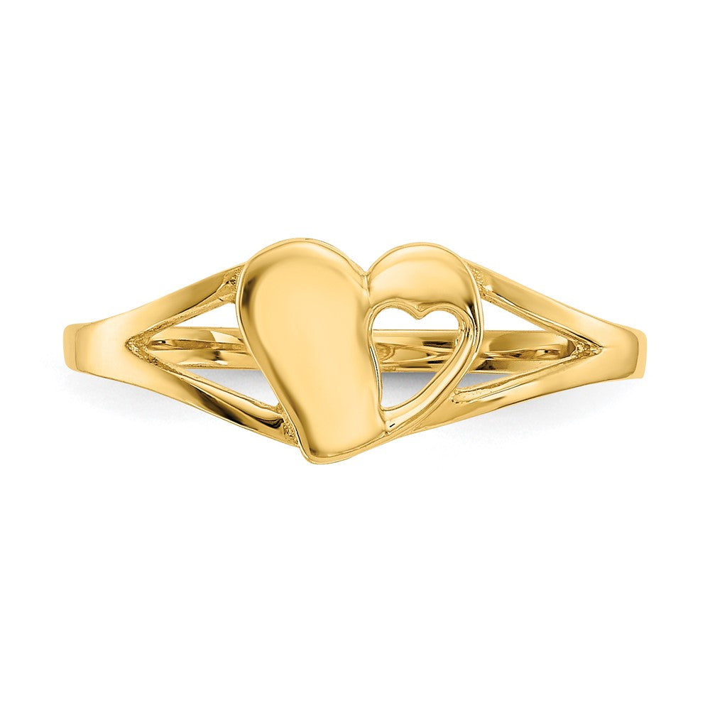 14k Madi K Heart Ring