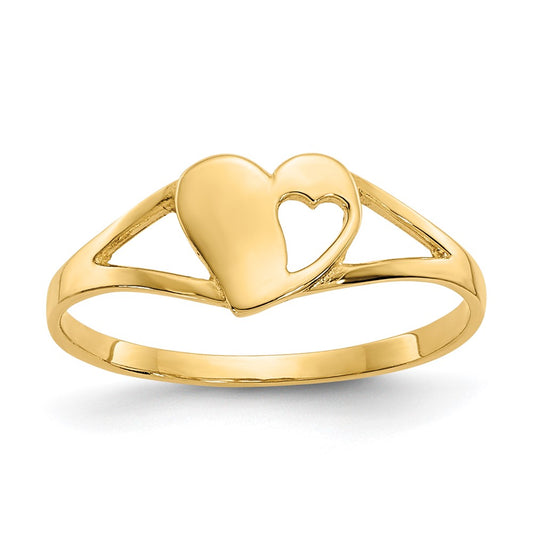 14k Madi K Heart Ring