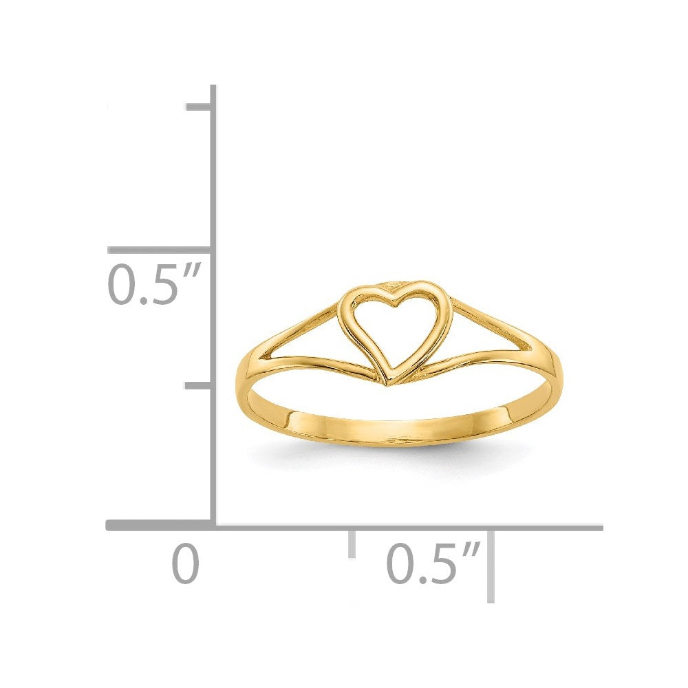 14k Madi K Heart Ring