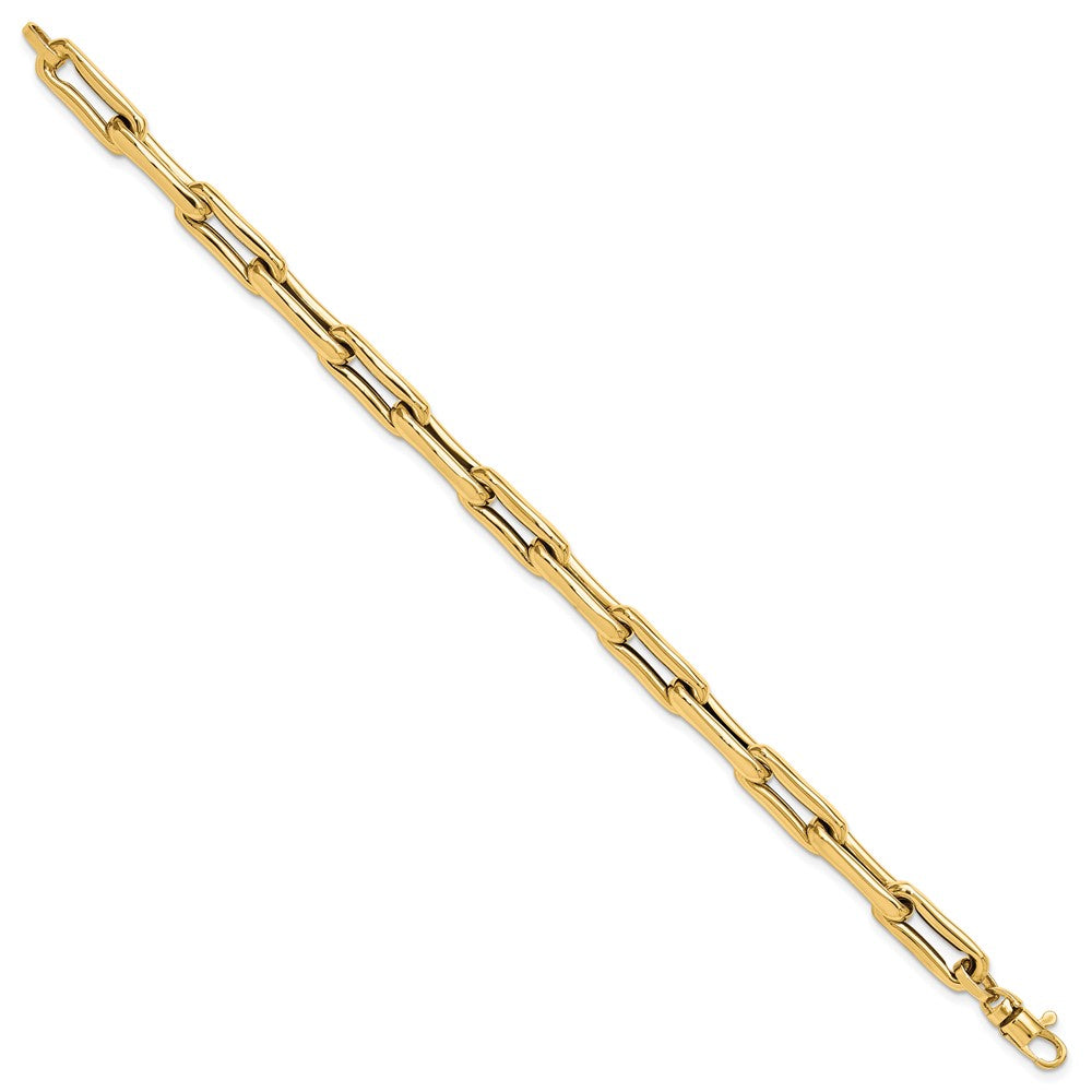 14K Polished Fancy Link Bracelet