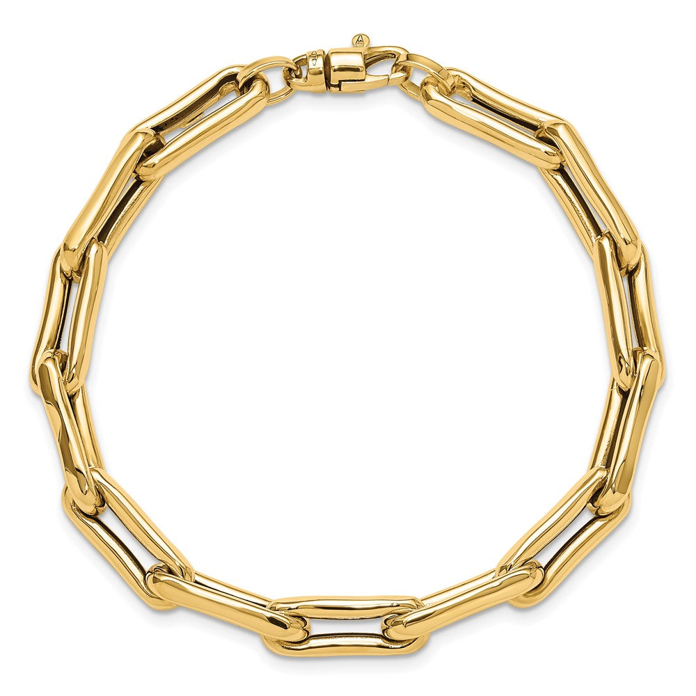 14K Polished Fancy Link Bracelet