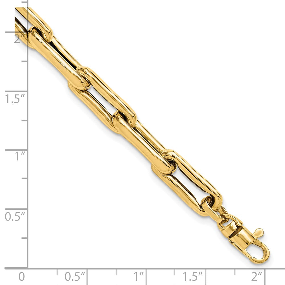 14K Polished Fancy Link Bracelet
