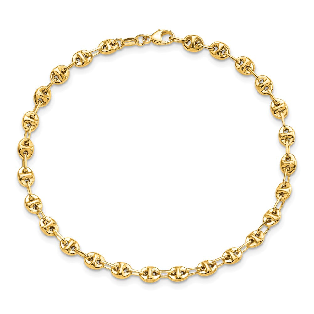 14K Polished Fancy Link Bracelet