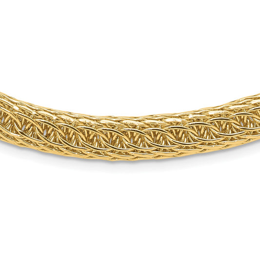 14k 8.00mm Fancy Multi-Link Necklace