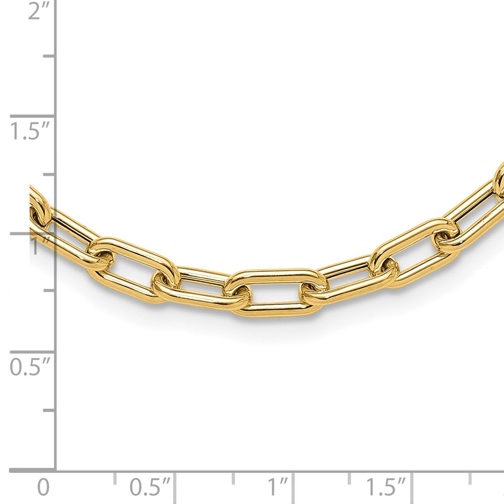 14K Polished Fancy Toggle Link Necklace