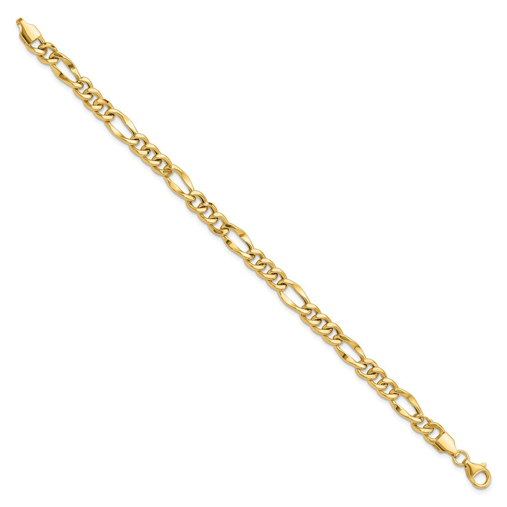 14k Polished Figaro Link Bracelet