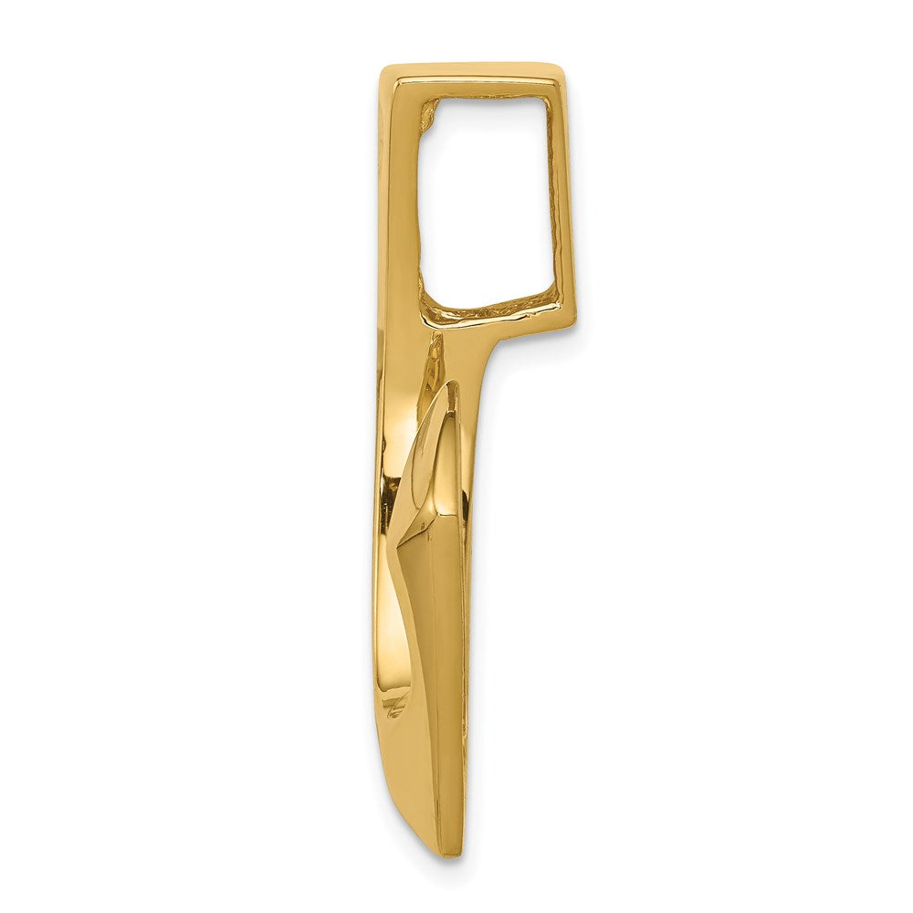 14k Yellow Gold Omega Slide