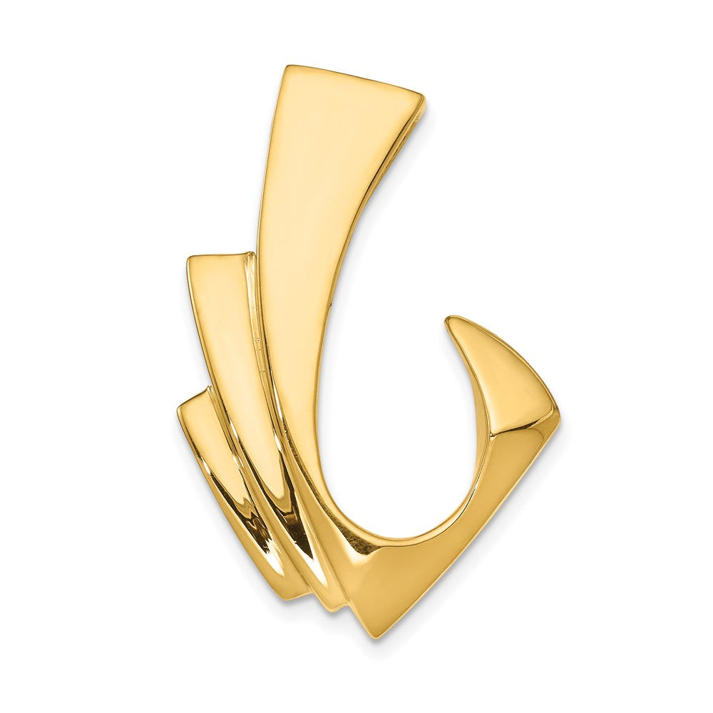 14k Yellow Gold Omega Slide