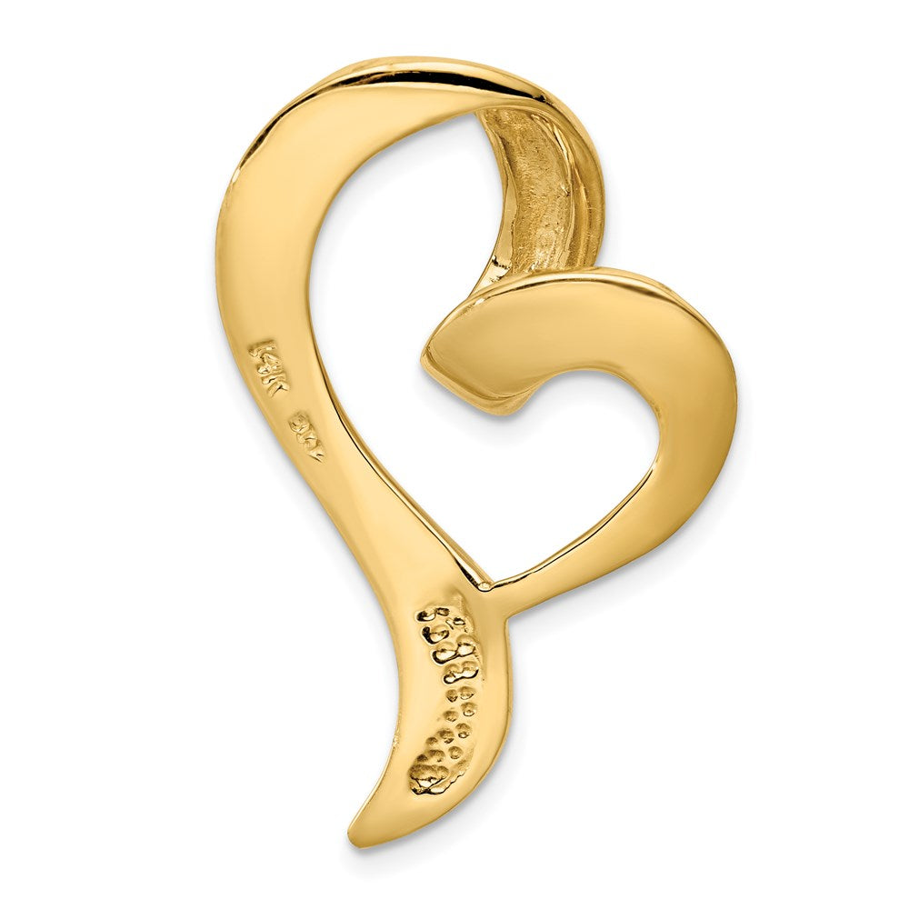 14K Heart Slide