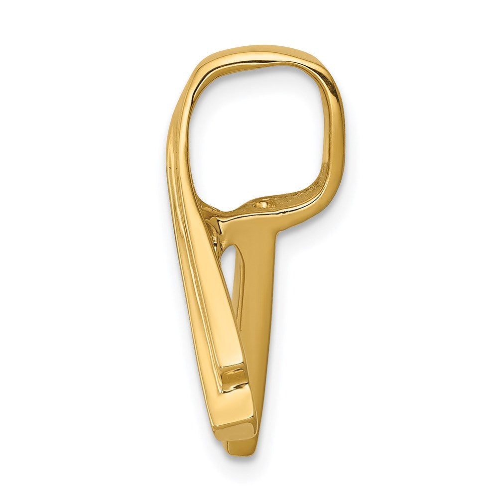 14k Yellow Gold Fits up to 6mm Regular and Fancy Omega Slide