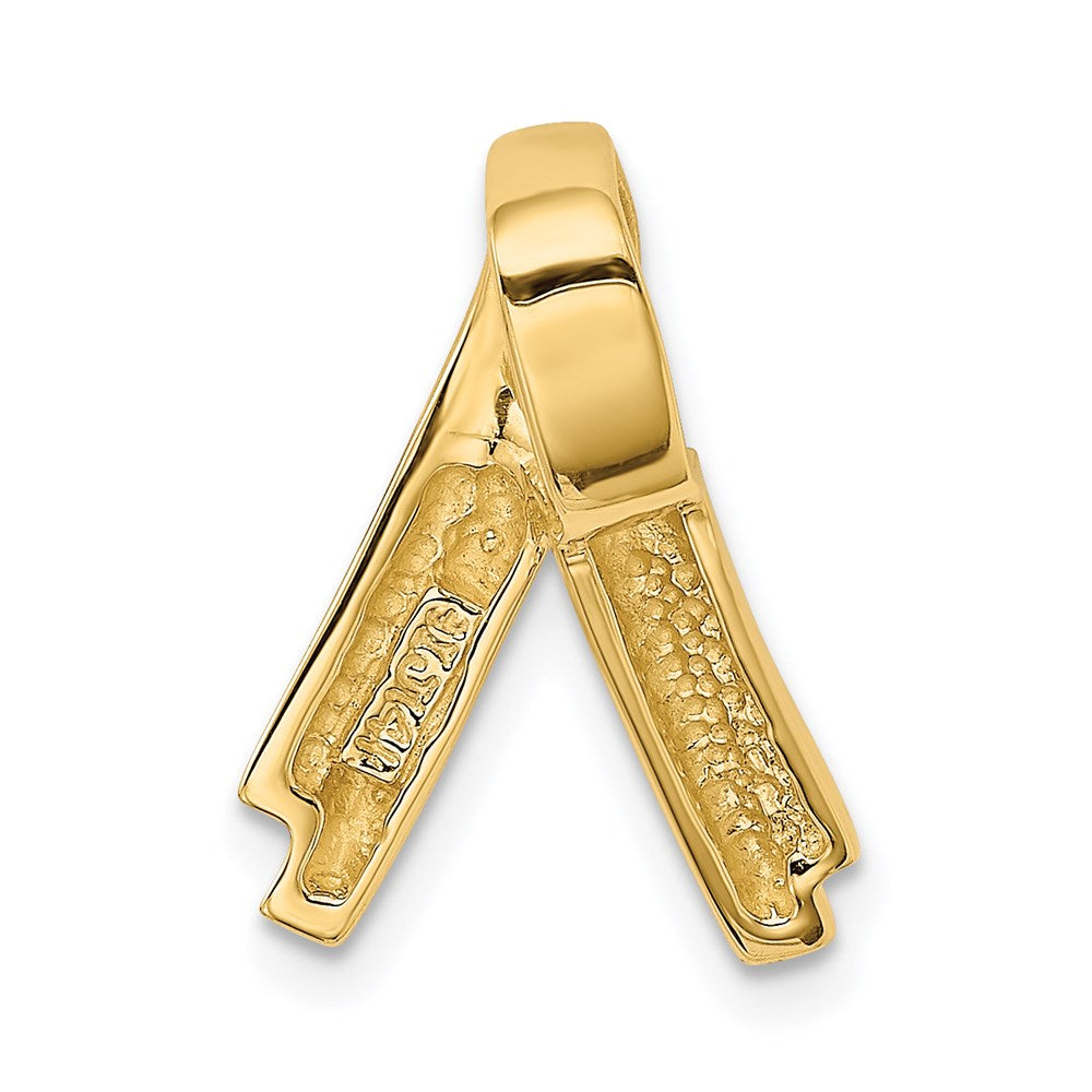 14k Yellow Gold Fits up to 6mm Regular and Fancy Omega Slide