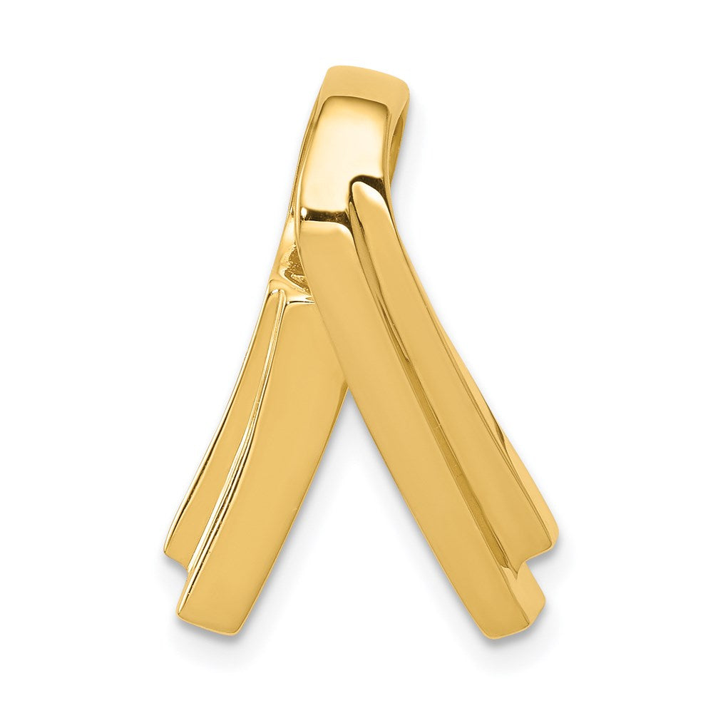 14k Yellow Gold Fits up to 6mm Regular and Fancy Omega Slide
