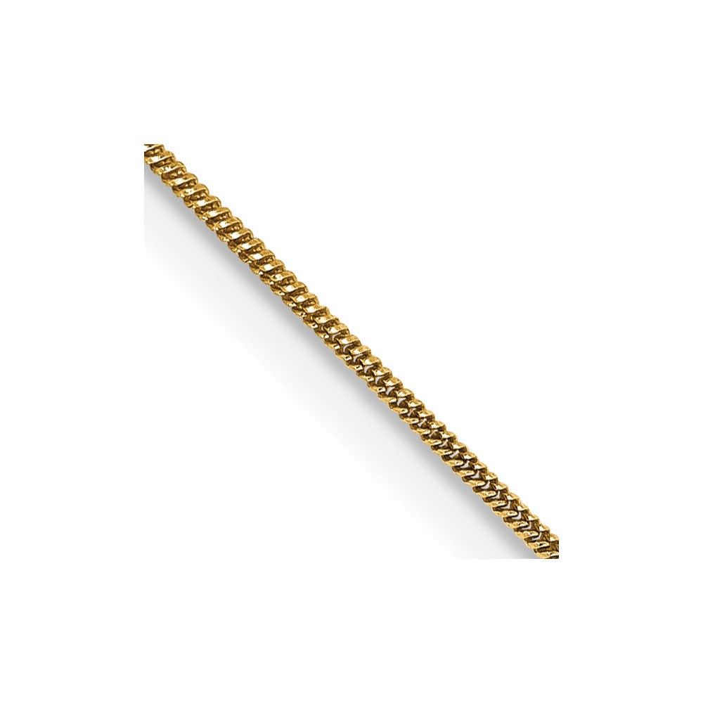 14K Yellow Gold 24 inch .65mm Round Snake with Lobster Clasp Chain