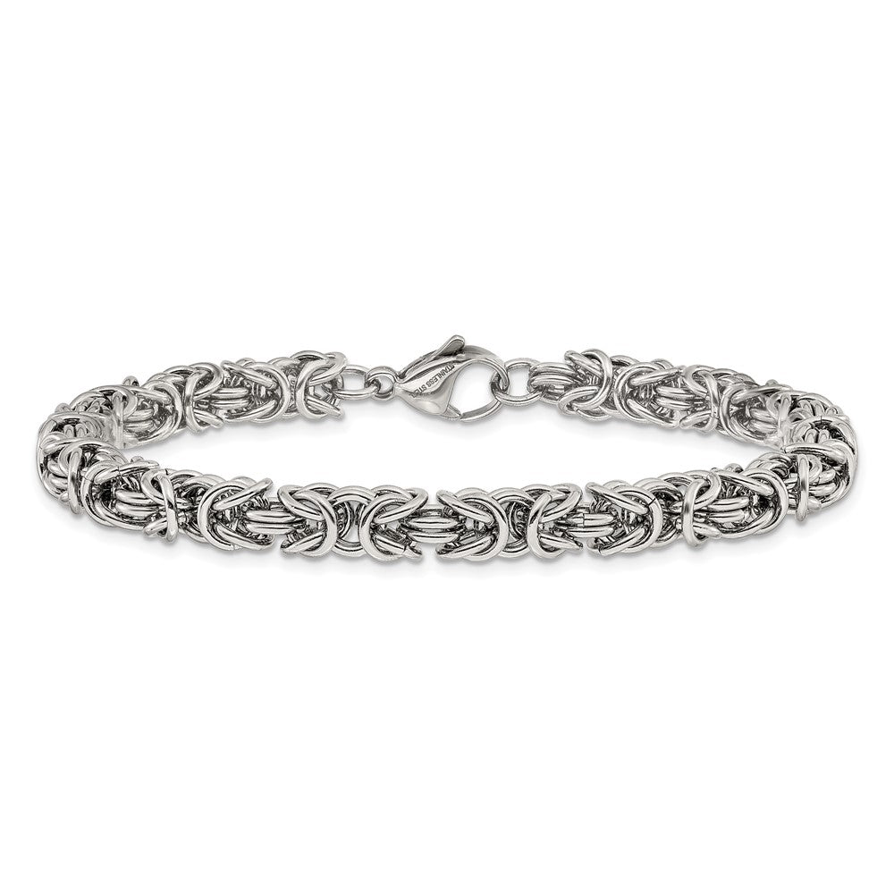 Chisel Stainless Steel Polished 6mm 8.5 inch Fancy Link Bracelet