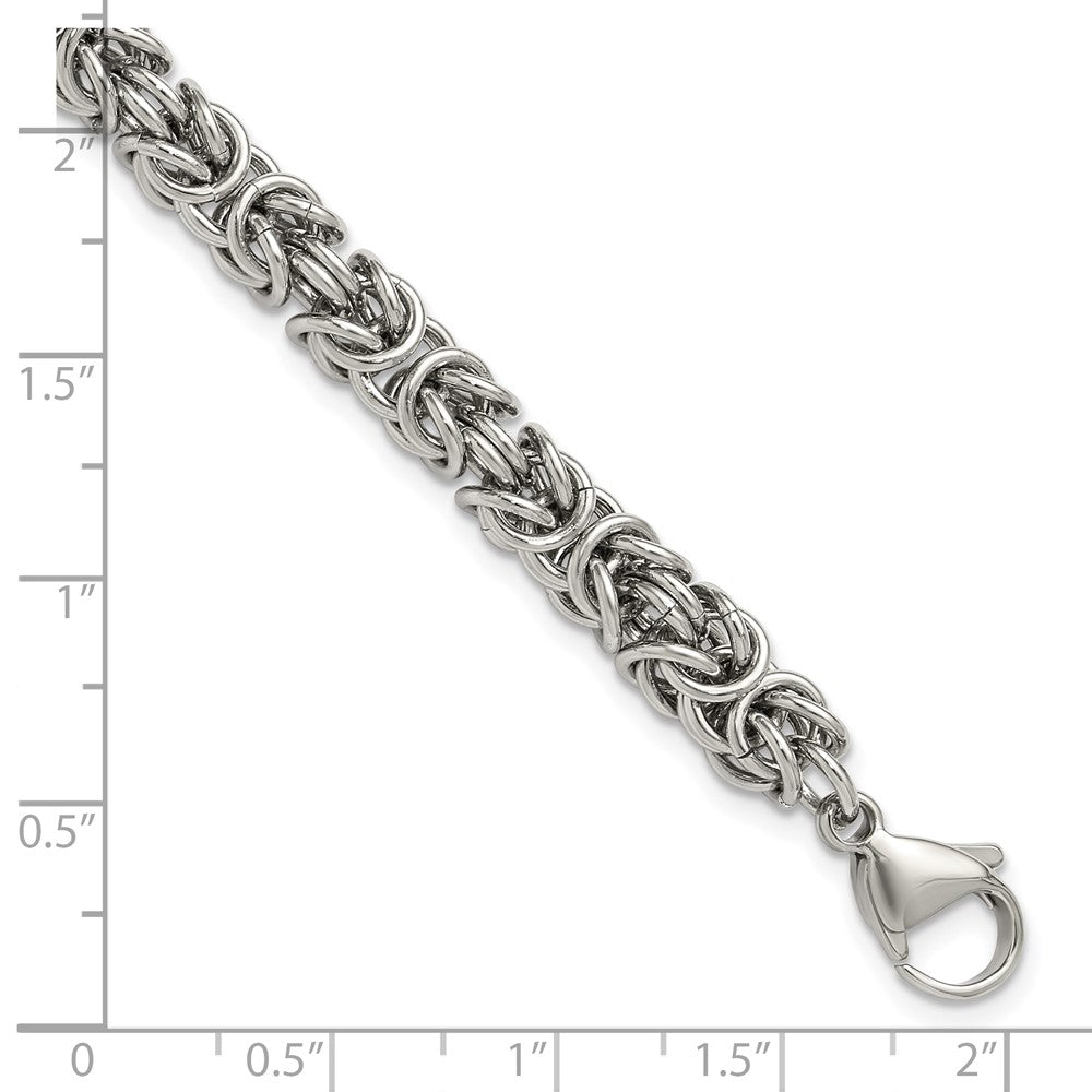 Chisel Stainless Steel Polished 6mm 8.5 inch Fancy Link Bracelet
