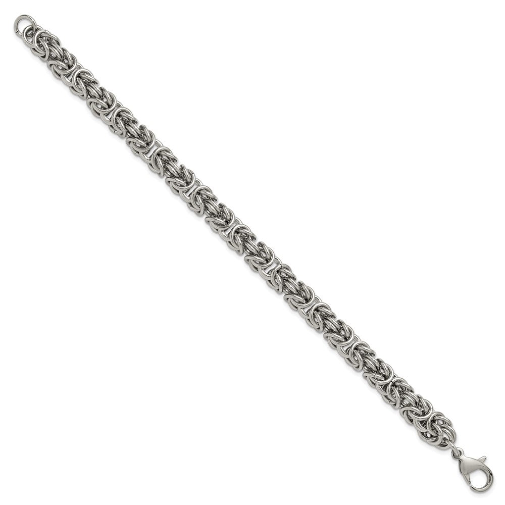 Chisel Stainless Steel Polished 8mm 8.5 inch Fancy Link Bracelet