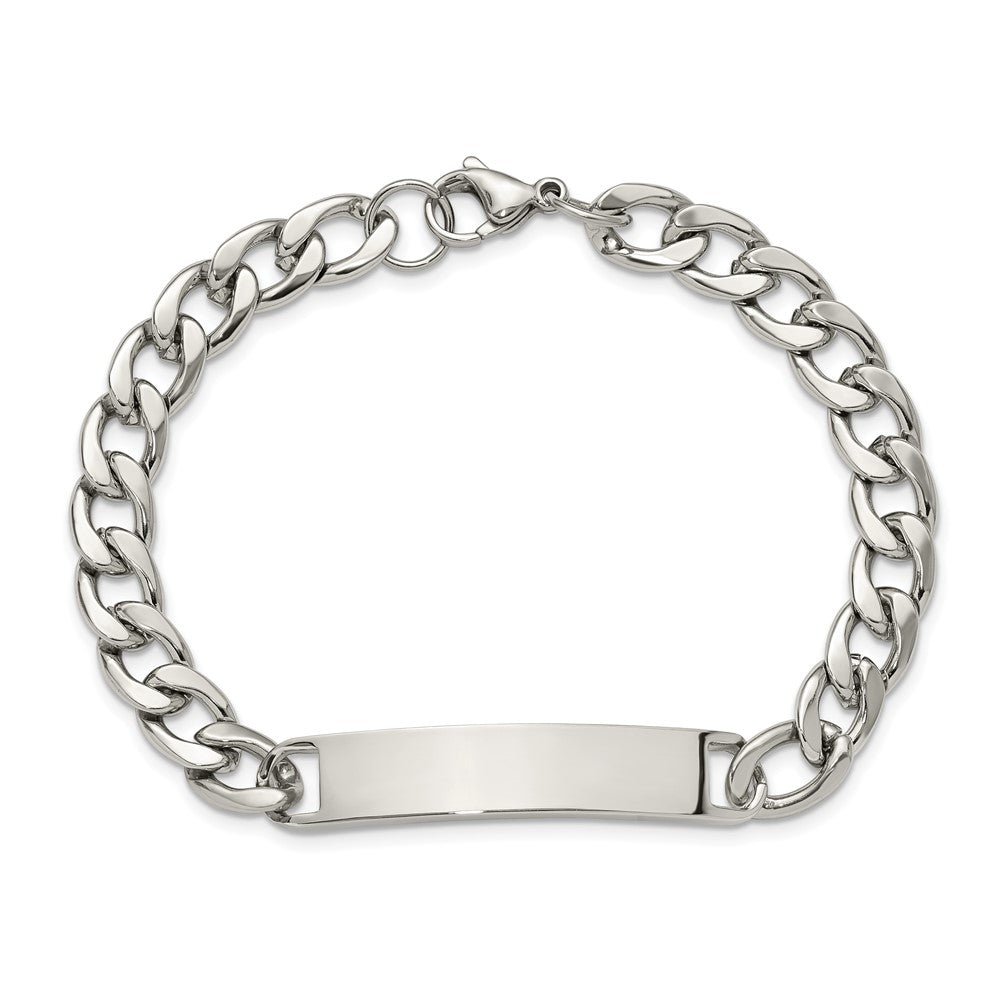 Chisel Stainless Steel Polished Curb Link 7.75 inch ID Bracelet