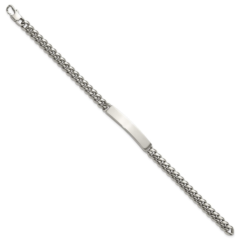 Chisel Stainless Steel Polished Curb Link 8 inch ID Bracelet