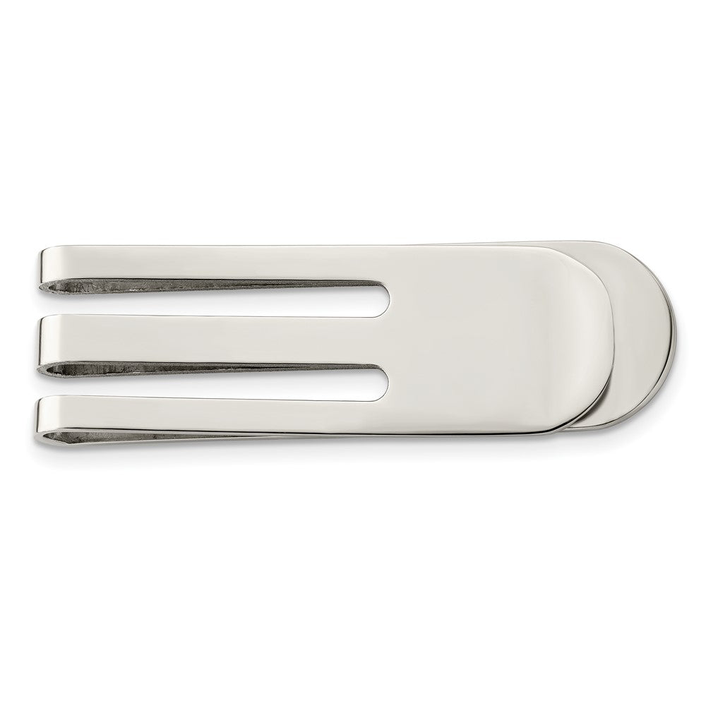 Chisel Stainless Steel Polished Money Clip