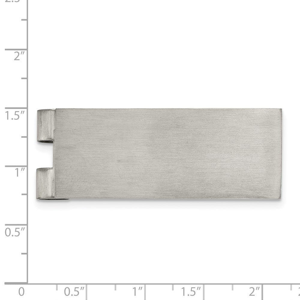 Chisel Stainless Steel Brushed Money Clip