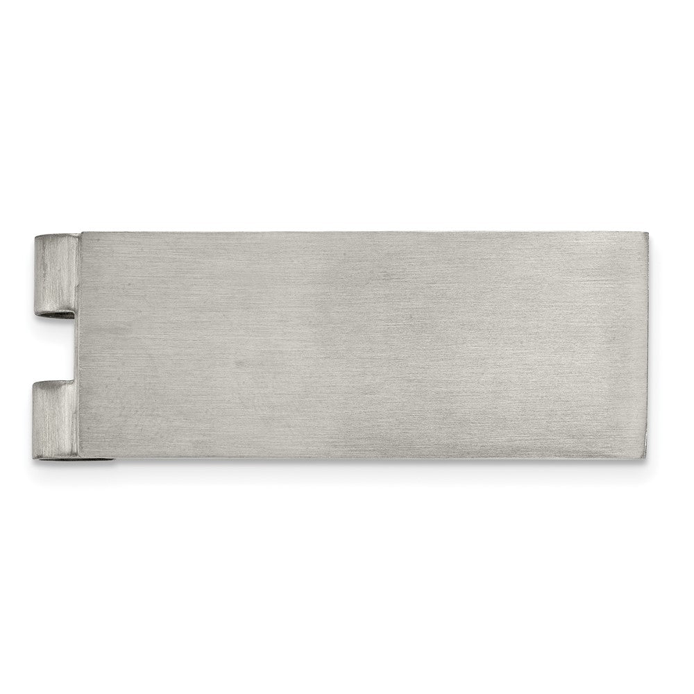 Chisel Stainless Steel Brushed Money Clip