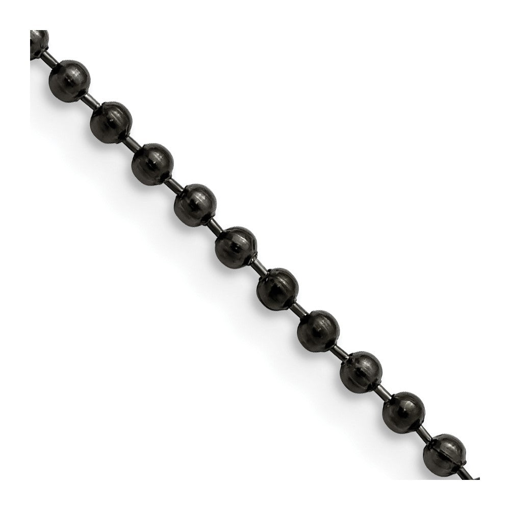 Chisel Stainless Steel Antiqued 2.4mm 22 inch Beaded Ball Chain